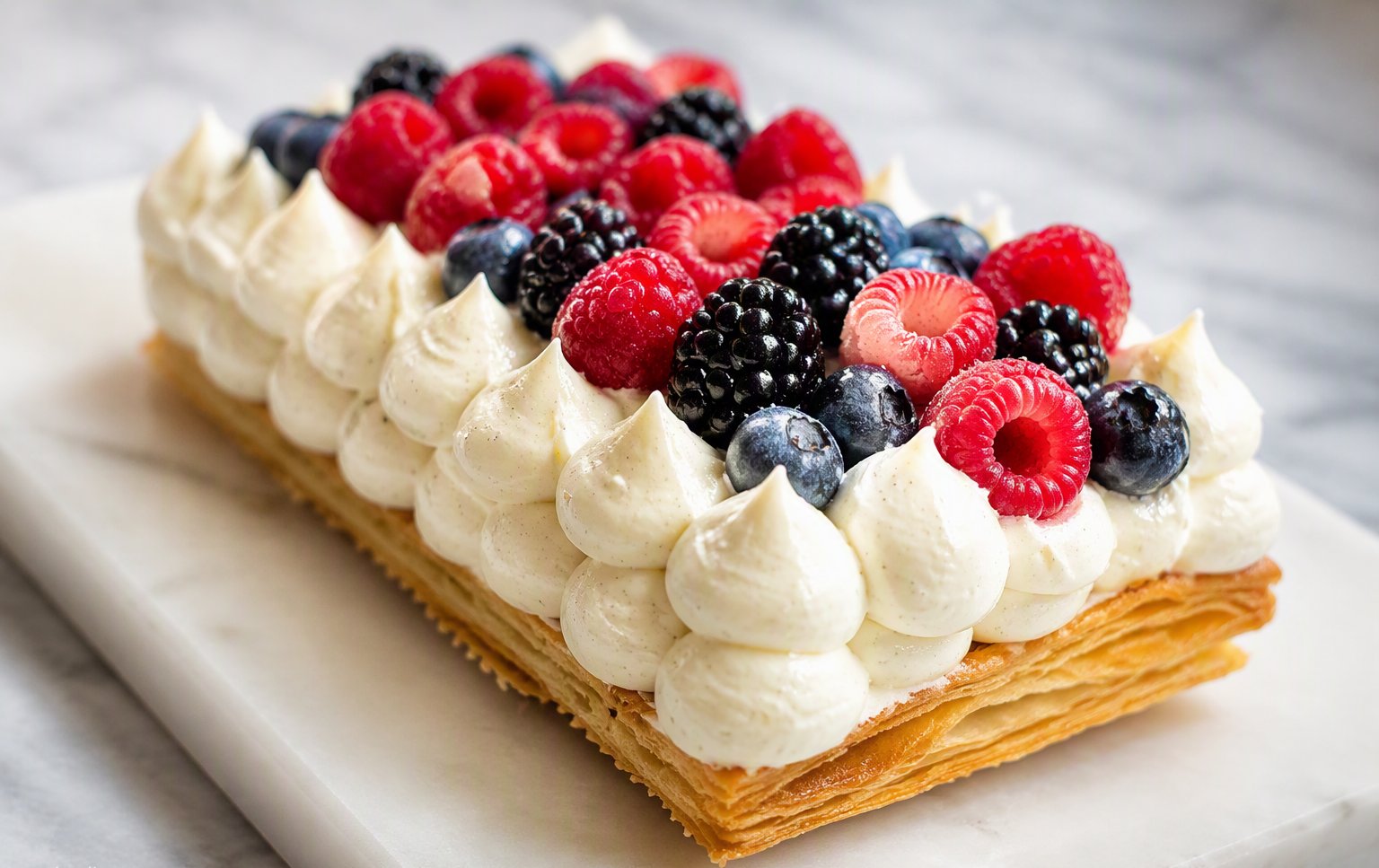 Crostatina ai frutti di bosco con meringhe